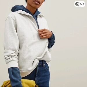 Everlane Women’s Quarter Zip Sweatshirt